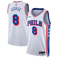 Unisex Paul George Philadelphia 76ers Association Edition Swingman NBA Basketball Jersey - White - view 1