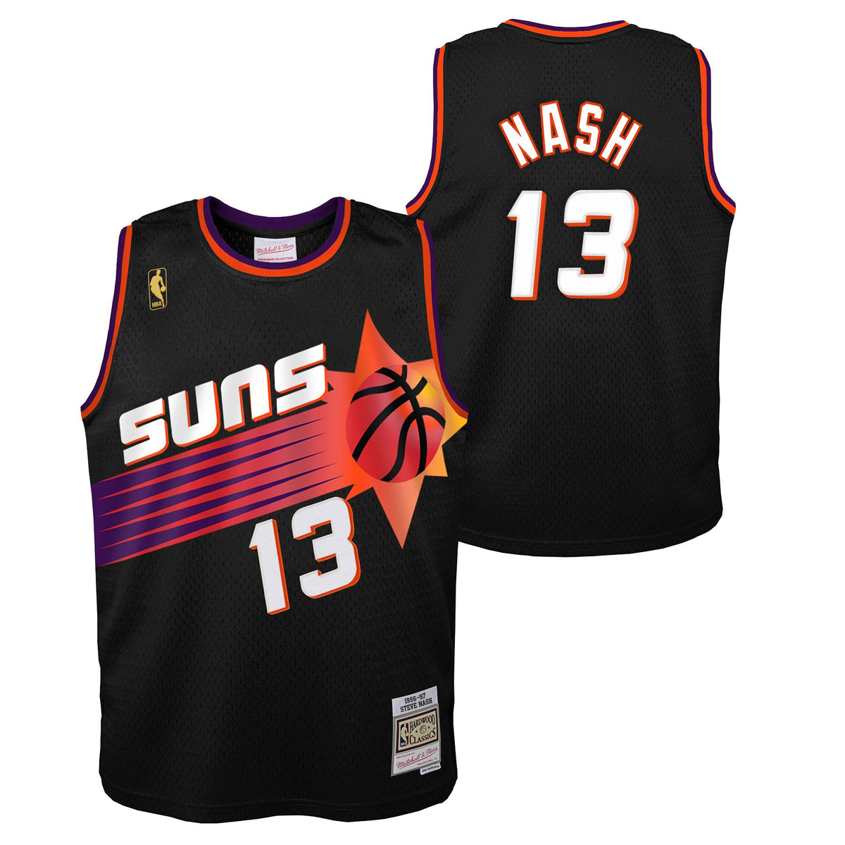 Men's Phoenix Suns Steve Nash Hardwood Classics NBA Basketball Jersey Steve Nash NBA Basketball Jersey - view 1