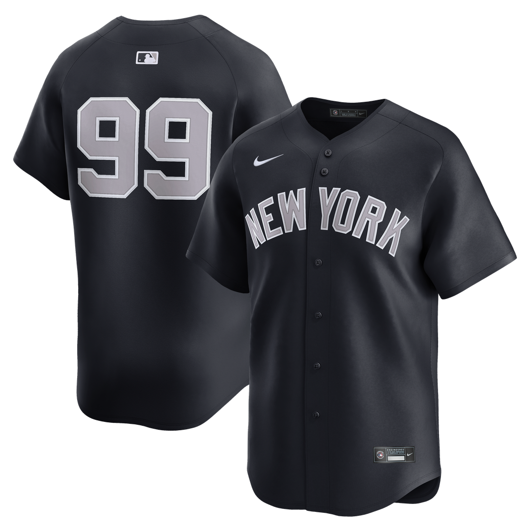 Men's New York Yankees Aaron Judge Navy Alternate Limited MLB Baseball Jersey - view 15