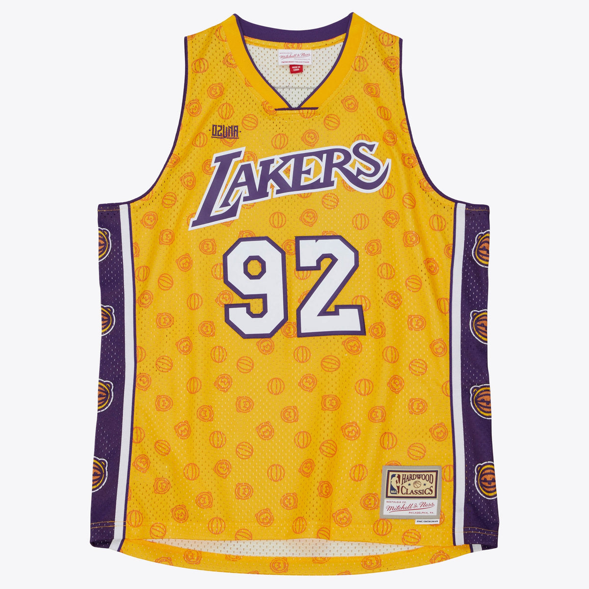 Men's Los Angeles Lakers Ozuna Swingman NBA Basketball Jersey - view 1