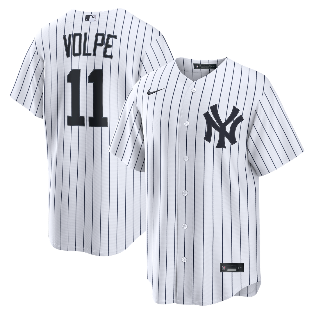Men's New York Yankees Anthony Volpe White Home Replica MLB Baseball Jersey - view 1