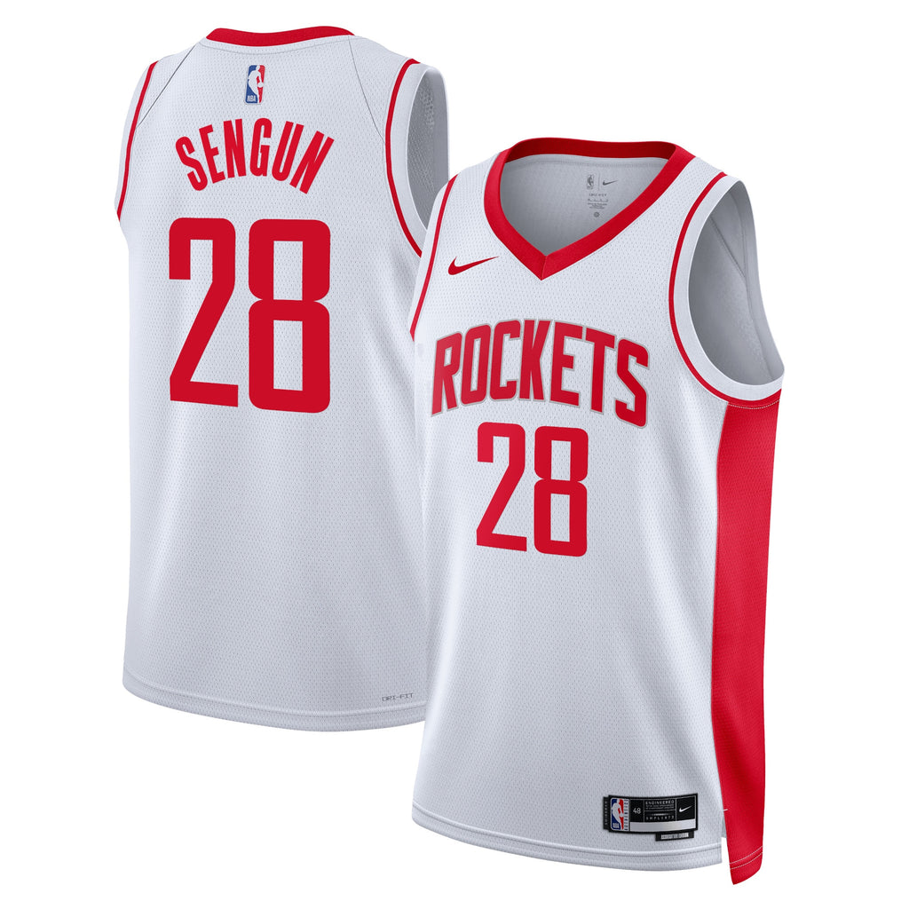 Unisex Alperen Sengun Houston Rockets Association Edition Swingman NBA Basketball Jersey - White - view 1