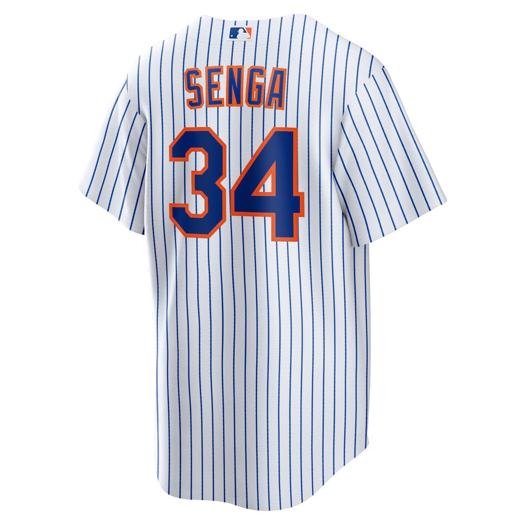 Men's New York Mets Kodai Senga White/Royal Home Replica MLB Baseball Jersey - view 3