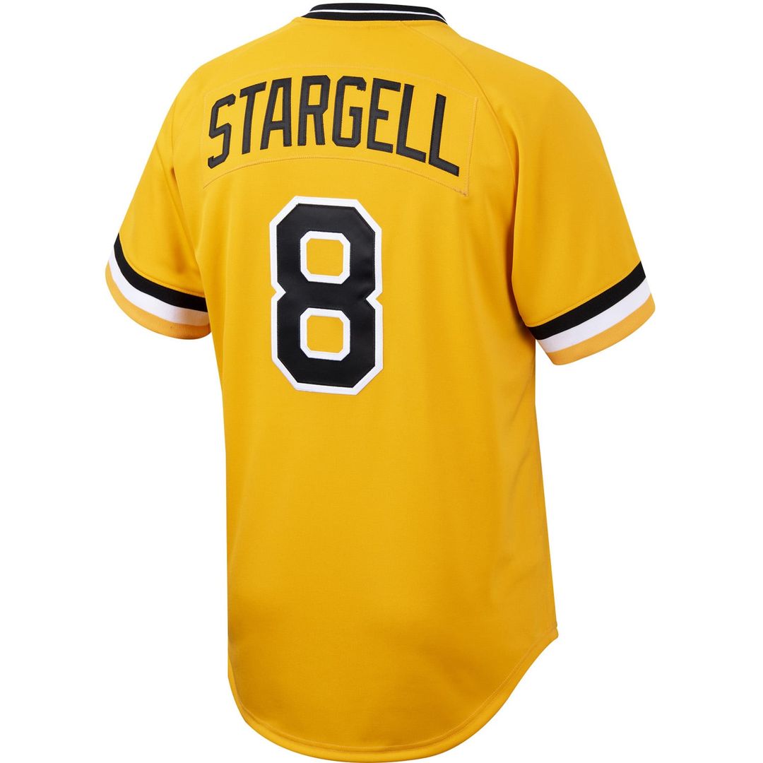 Men's Willie Stargell Pittsburgh Pirates Cooperstown Collection MLB Baseball Jersey - Gold - view 3