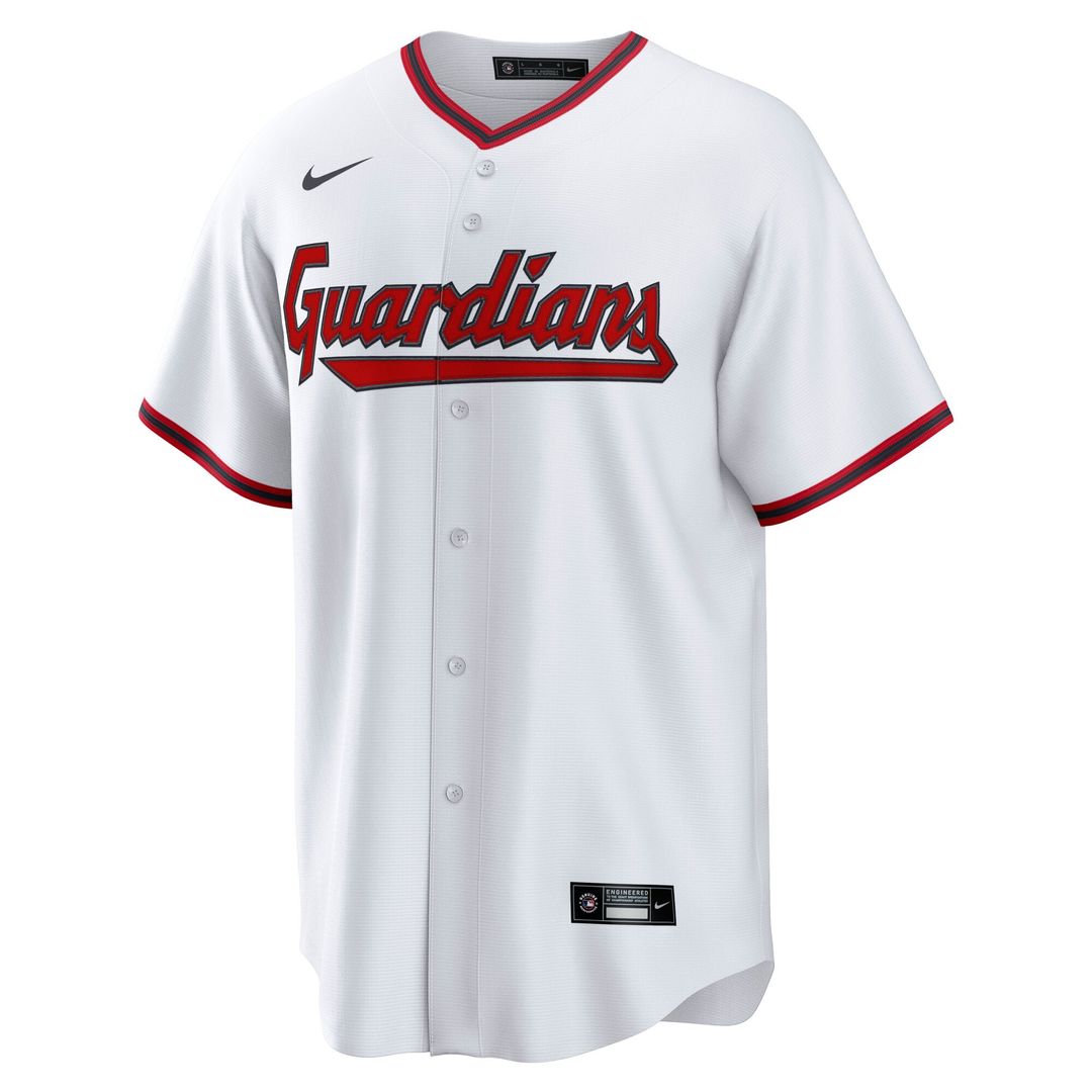 Men's Cleveland Guardians José Ramírez White Home Replica MLB Baseball Jersey - view 2