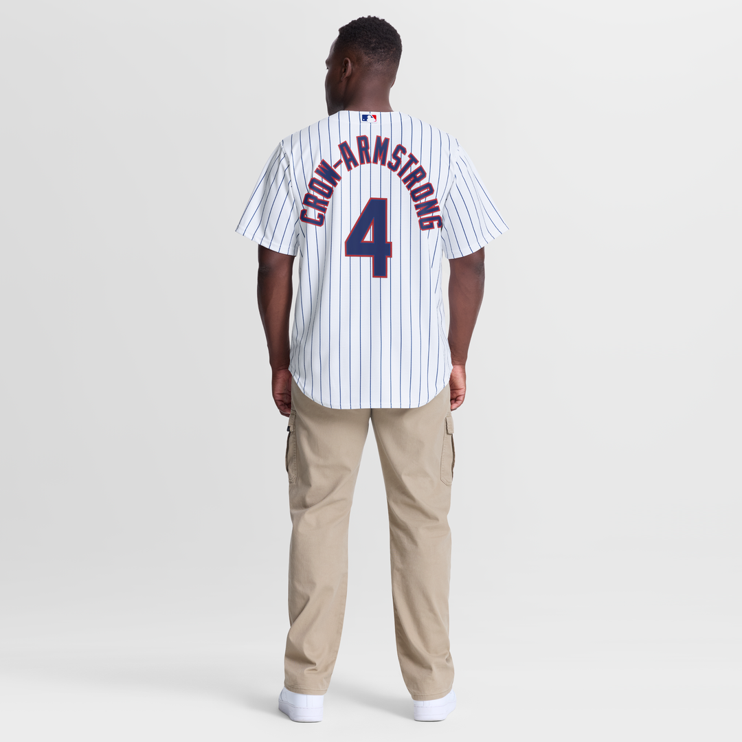 Men's Chicago Cubs Pete Crow-Armstrong White Home Replica MLB Baseball Jersey - view 5