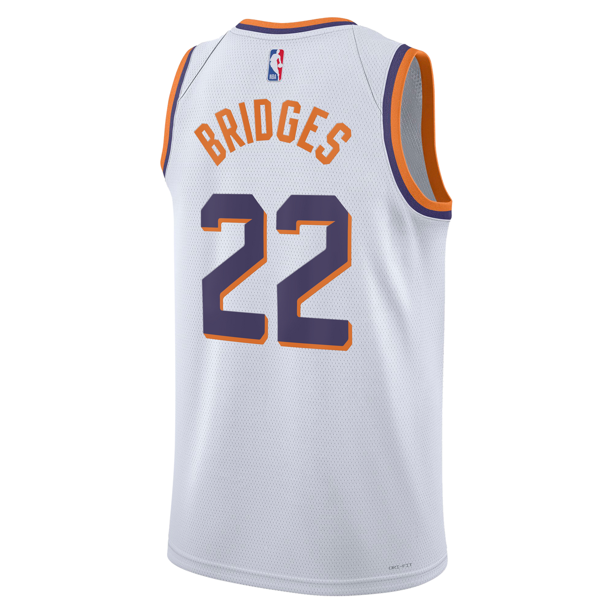 Unisex Miles Bridges Phoenix Suns Association Edition Swingman NBA Basketball Jersey - White - view 4