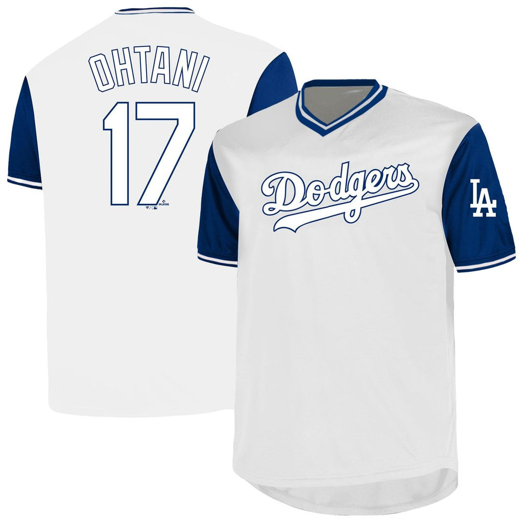 Men's Los Angeles Dodgers Shohei Ohtani White Big & Tall Name & Number MLB Baseball Jersey - view 1