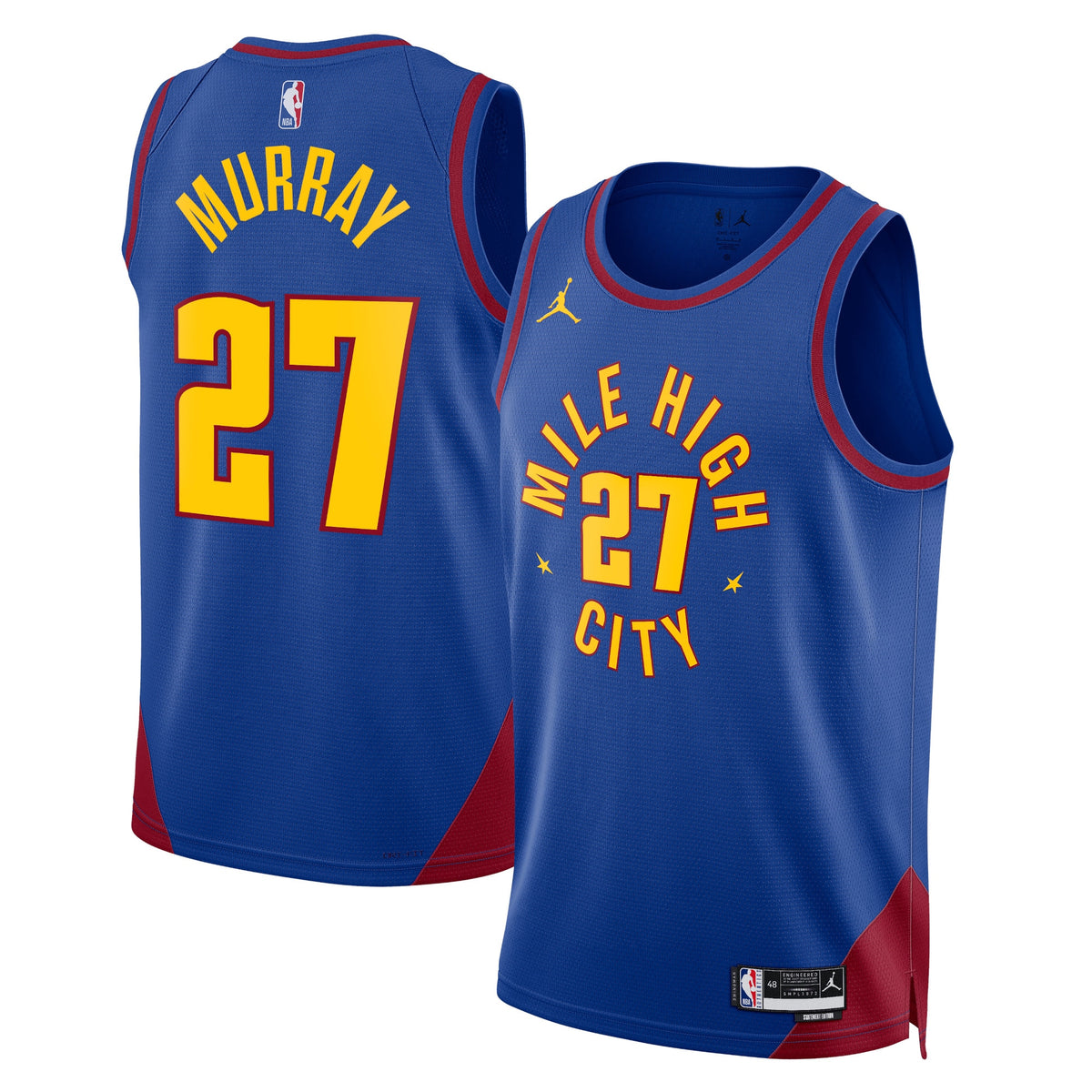 Unisex Jamal Murray Denver Nuggets Statement Edition Swingman NBA Basketball Jersey - Blue - view 1