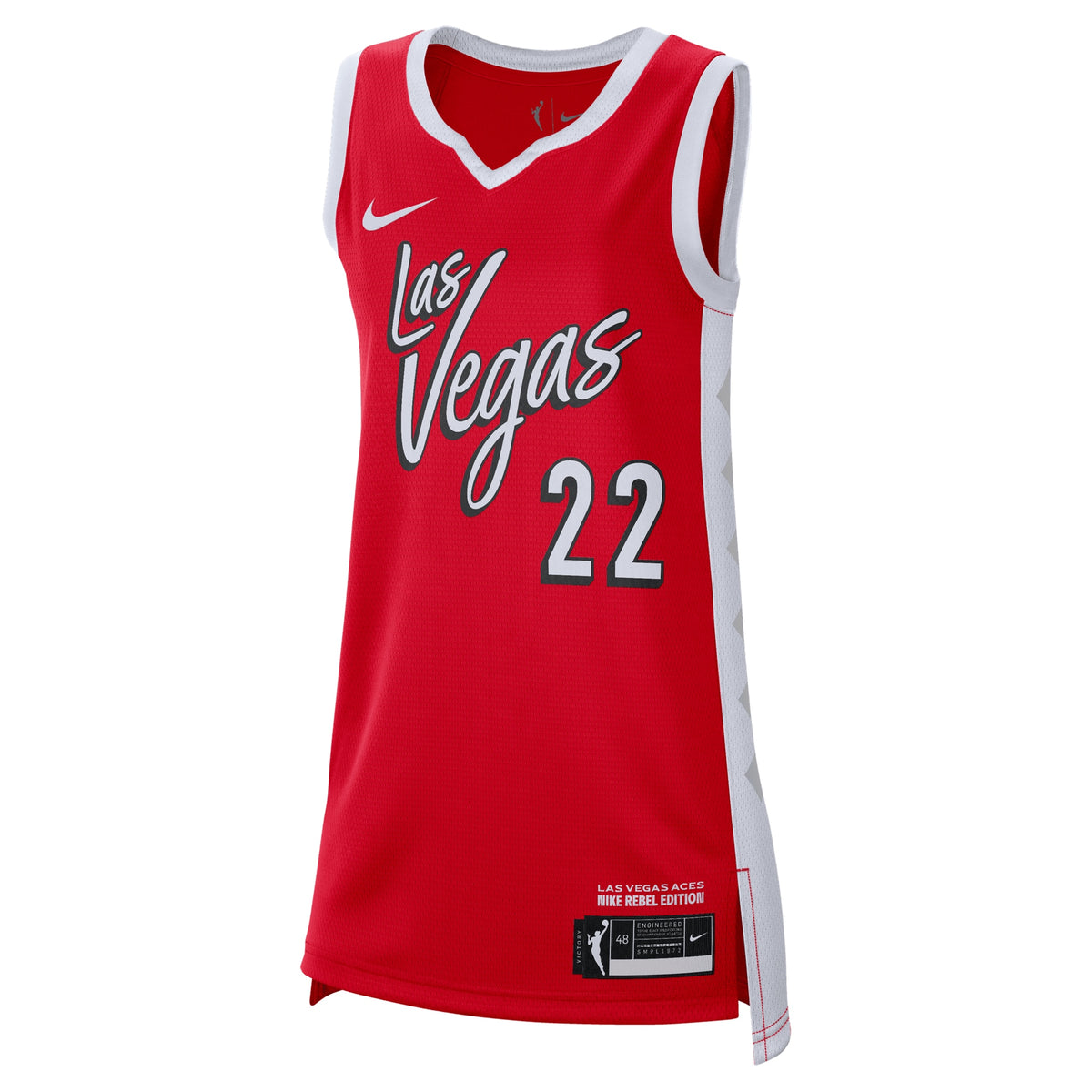 Men's Las Vegas Aces Rebel NBA Basketball Jersey - A'Ja Wilson - view 2