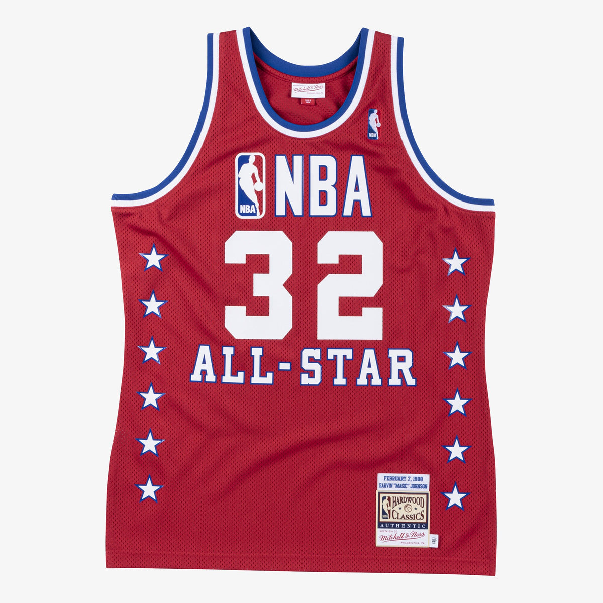 Men's NBA All-Star West Jersey Magic Johnson 1988 - view 2