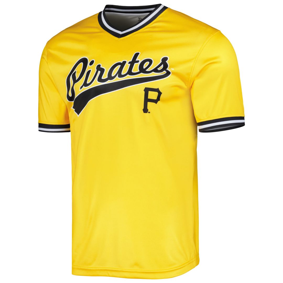 Men's Pittsburgh Pirates Gold Cooperstown Collection MLB Baseball Jersey - view 2