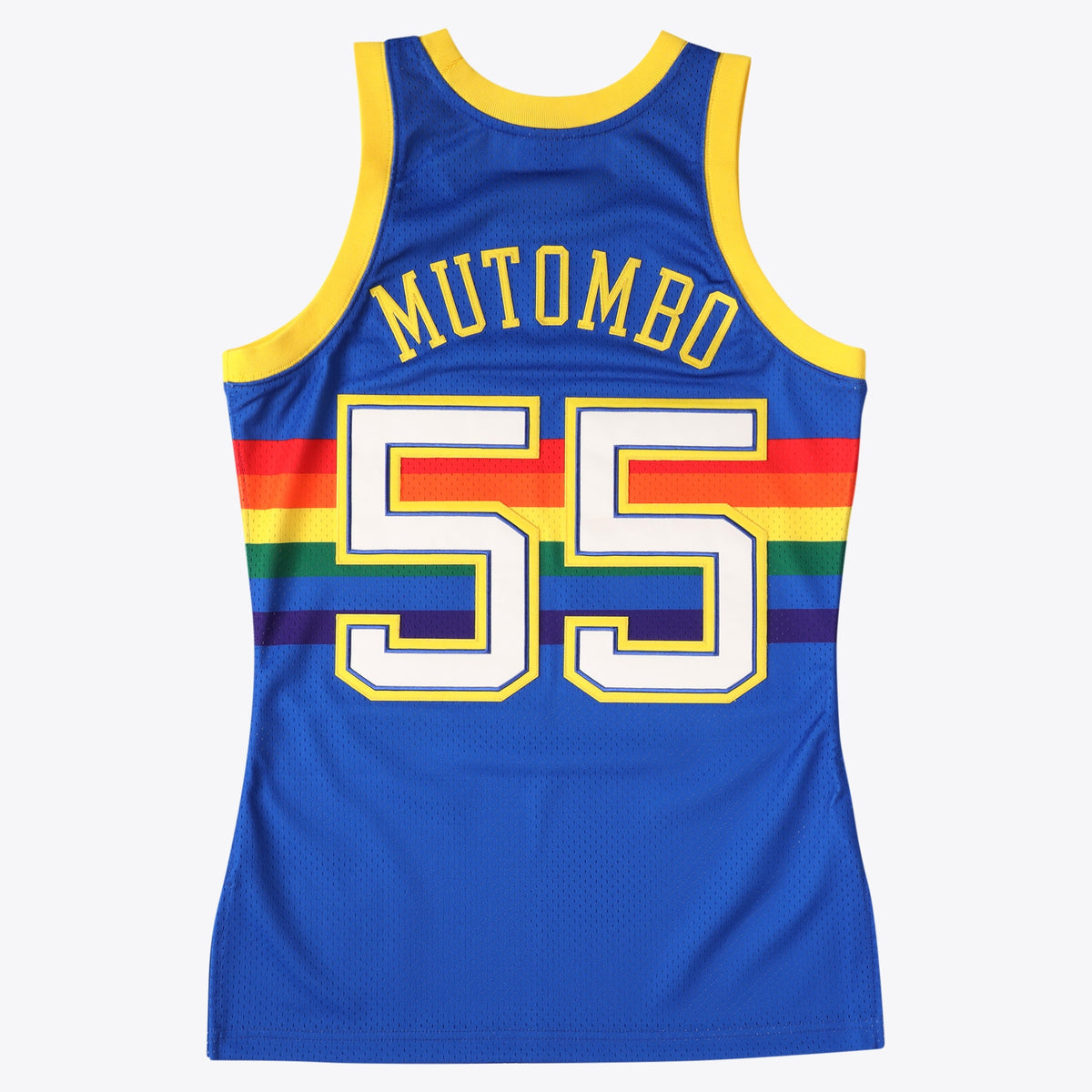 Men's Denver Nuggets Dikembe Mutombo NBA Basketball Jersey - Royal Blue - view 3