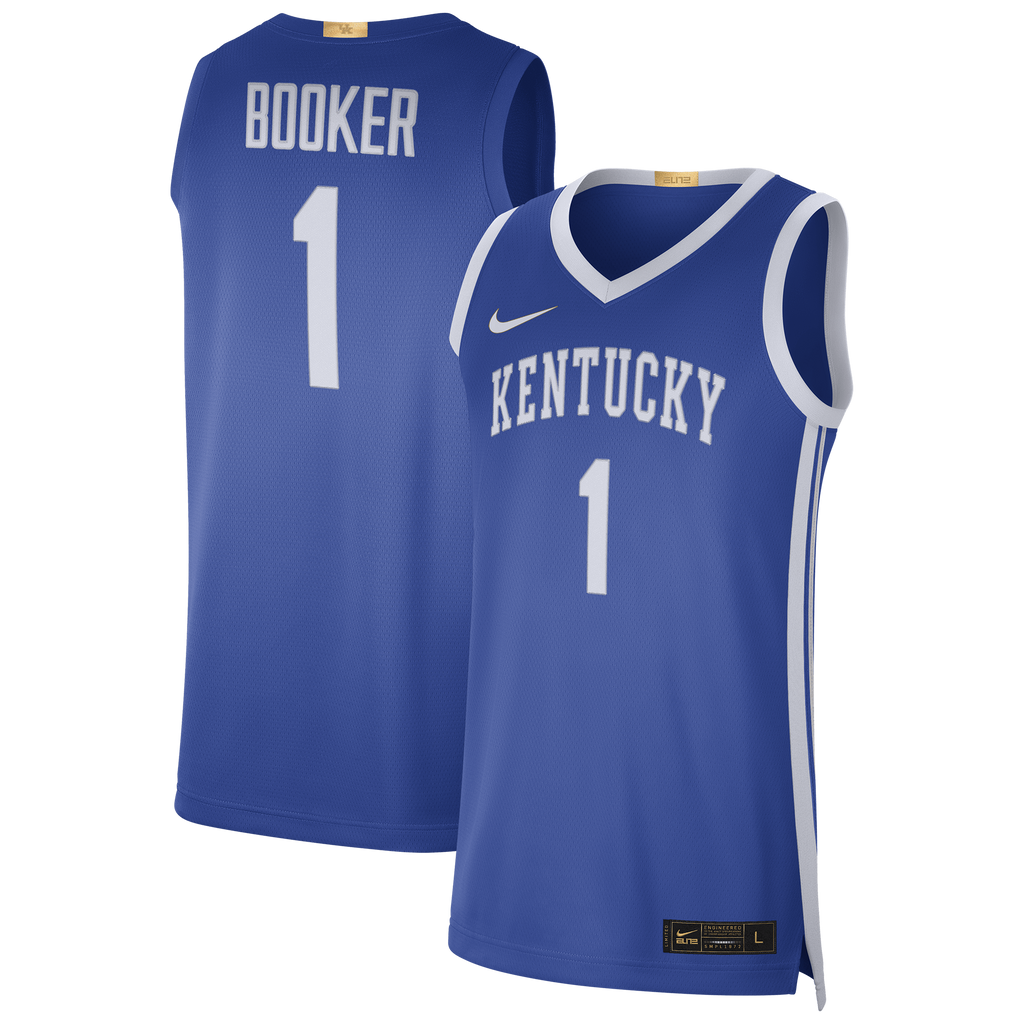 Men's NCAA Kentucky College Basketball NBA Basketball Jersey - Devin Booker - view 2