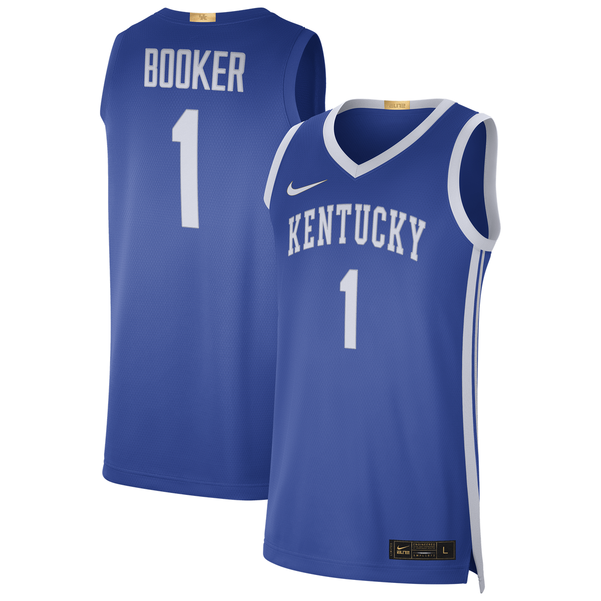 Men's NCAA Kentucky College Basketball NBA Basketball Jersey - Devin Booker - view 2
