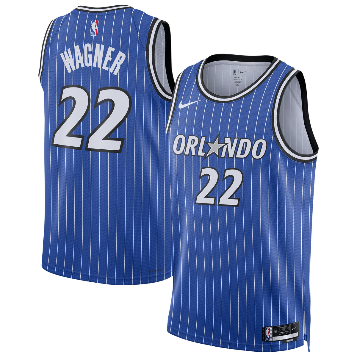 Unisex Orlando Magic Replica Icon Swingman NBA Basketball Jersey - Moritz Wagner - view 1