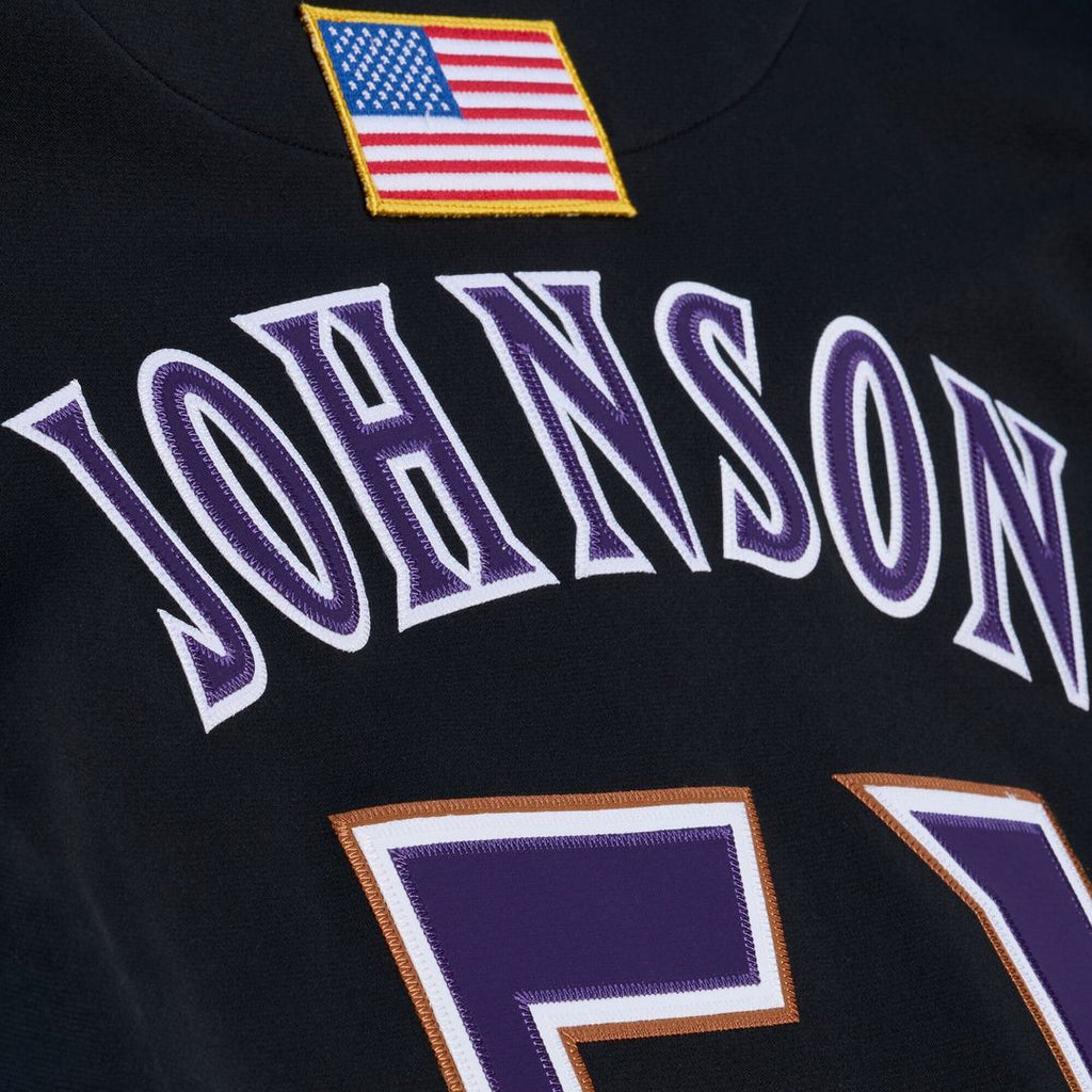 Men's Arizona Diamondbacks Randy Johnson Black 2001 MLB Baseball Jersey - view 8