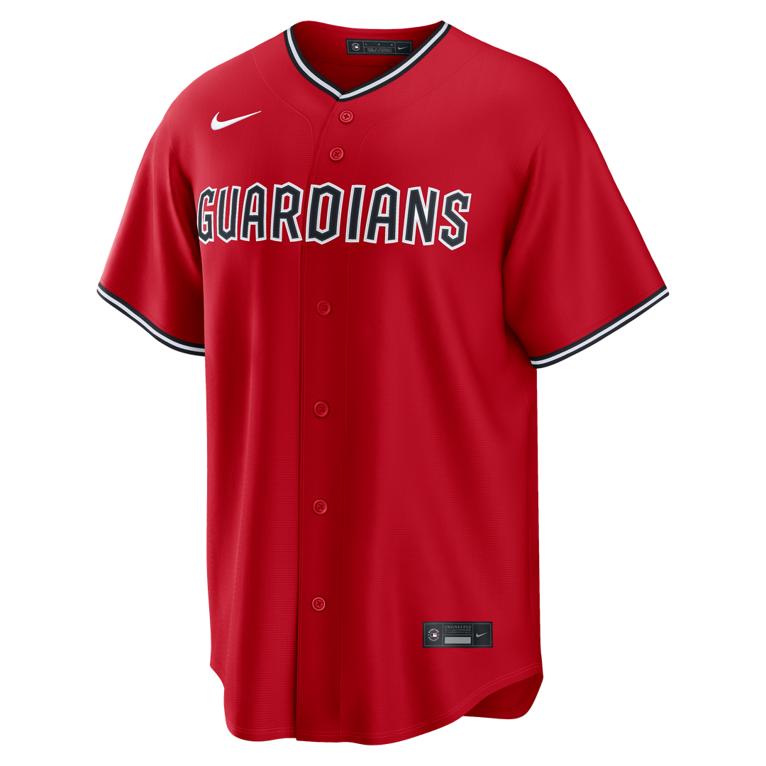 Men's Cleveland Guardians Travis Bazzana Red Alternate Replica MLB Baseball Jersey - view 2