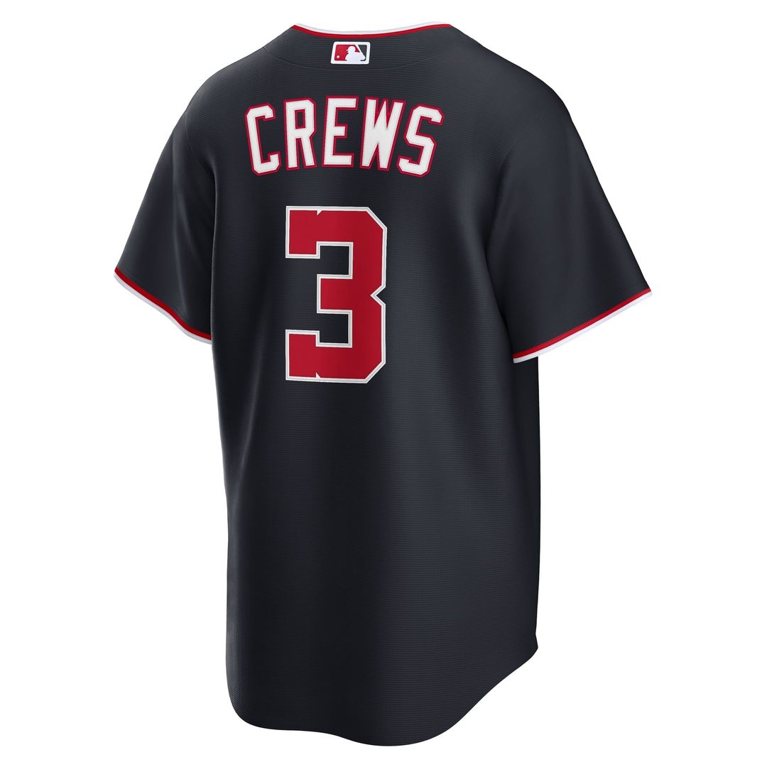 Men's Washington Nationals Dylan Crews White Home Replica MLB Baseball Jersey - view 14