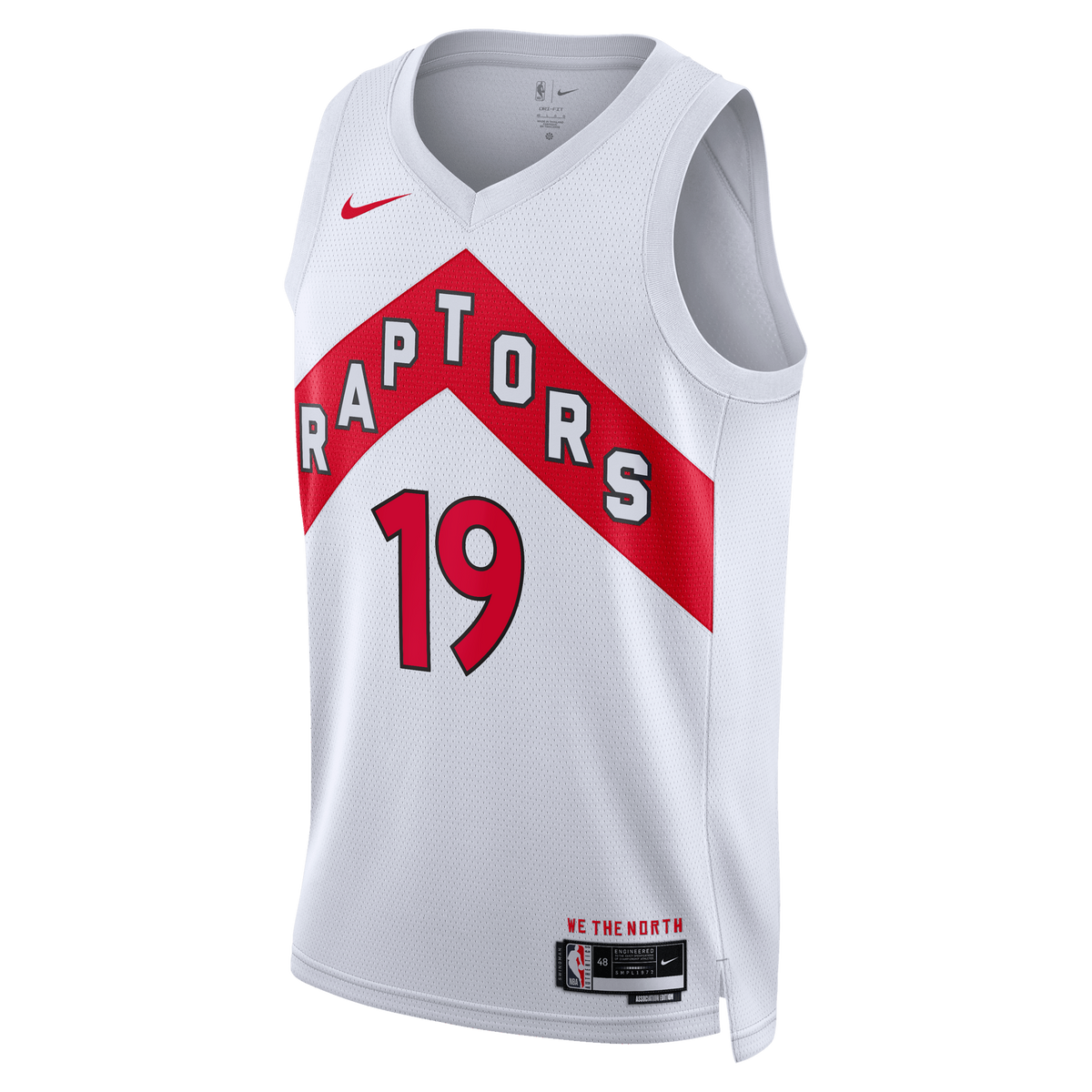 Unisex Jakob Poeltl Toronto Raptors Association Edition Swingman NBA Basketball Jersey - White - view 3