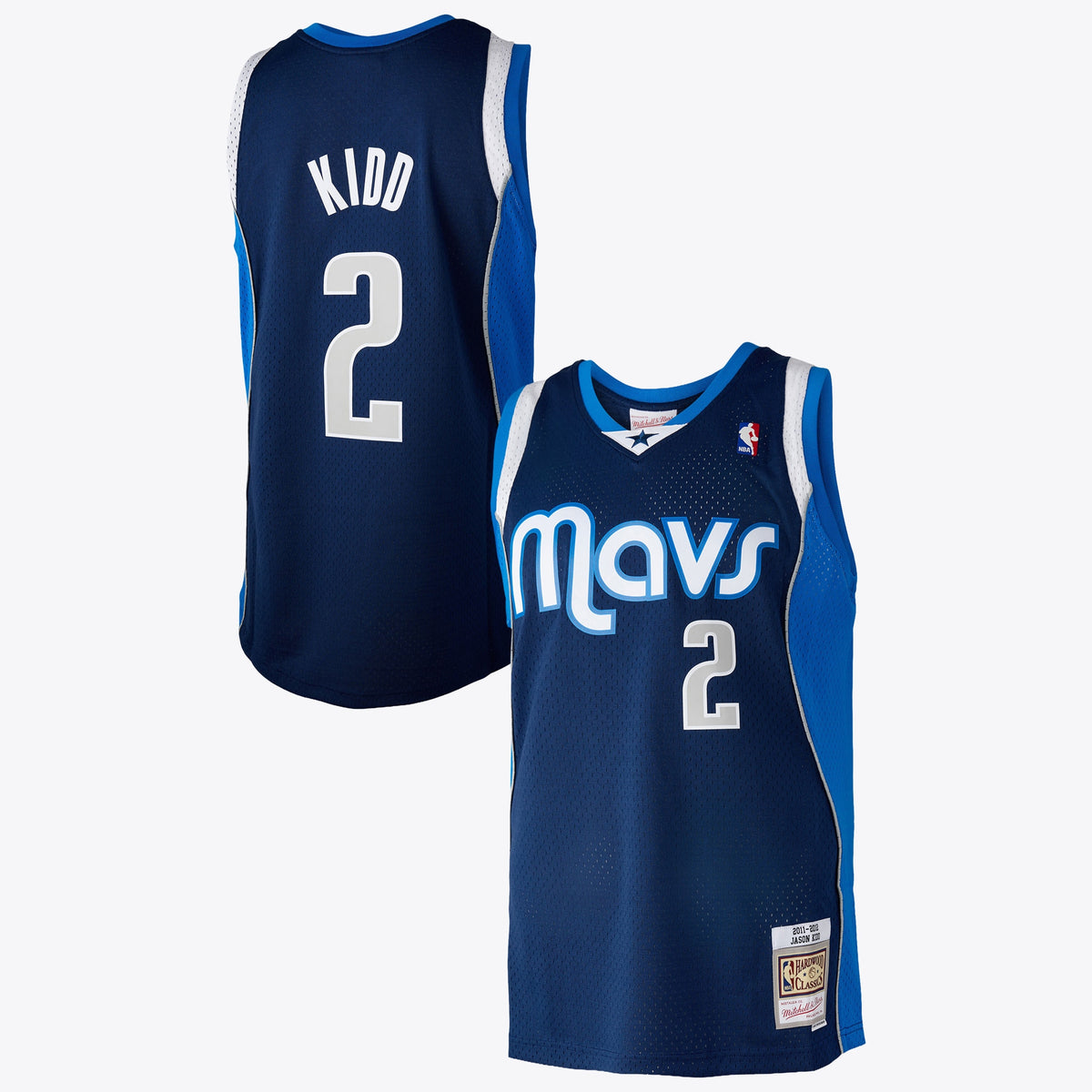 Men's Dallas Mavericks Jason Kidd 2011 Swingman NBA Basketball Jersey - Ash Blue - view 1