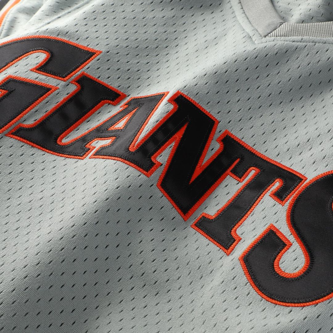 Men's San Francisco Giants Will Clark Gray Batting Practice MLB Baseball Jersey - view 4