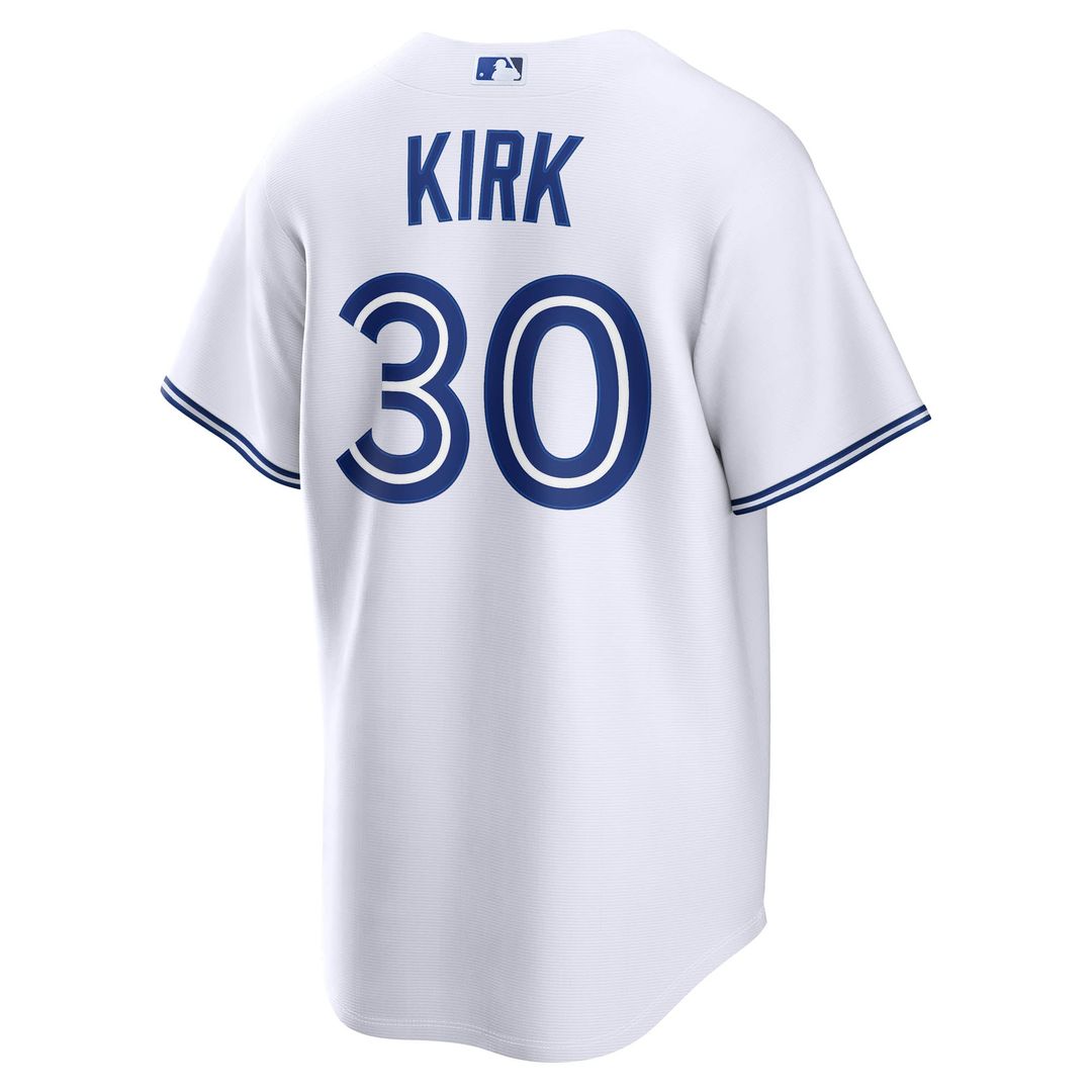 Men's Toronto Blue Jays Alejandro Kirk White Home Replica MLB Baseball Jersey - view 3