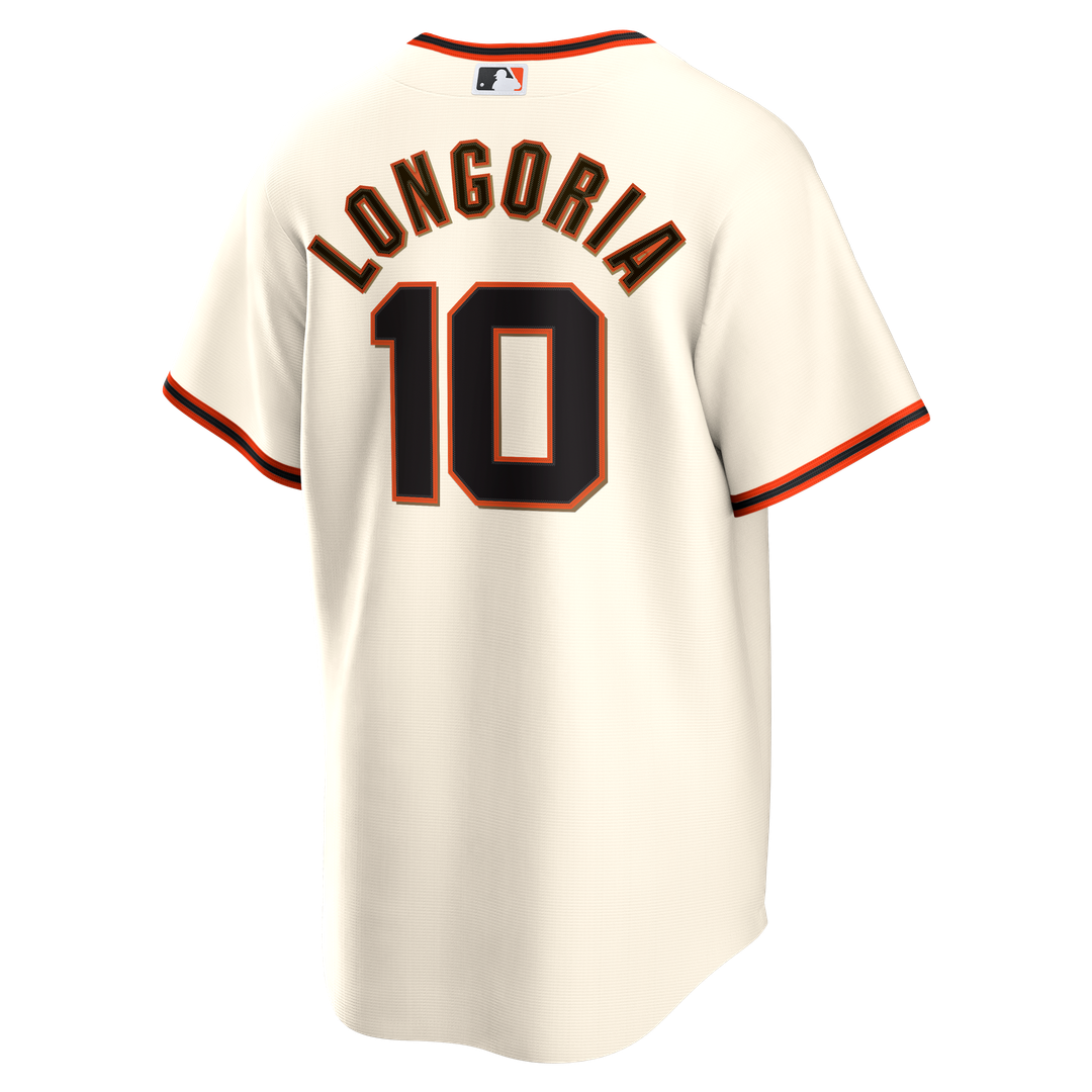 Men's San Francisco Giants Evan Longoria Cream Home Retired Player Replica MLB Baseball Jersey - view 3