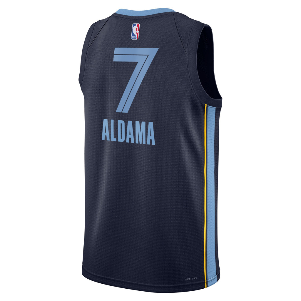 Unisex Santi Aldama Memphis Grizzlies Icon Edition Swingman NBA Basketball Jersey - Navy - view 3