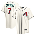 Men's Arizona Diamondbacks Corbin Carroll Cream Home Replica MLB Baseball Jersey - view 1
