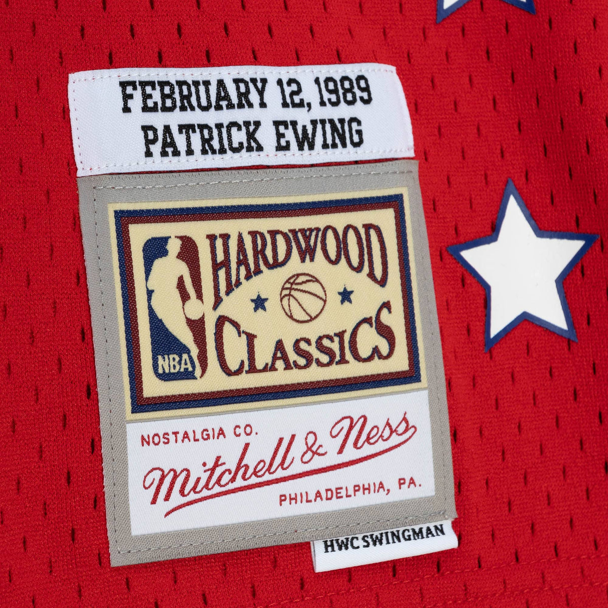 Men's NBA Patrick Ewing 1989 All-Star Swingman Jersey - Scarlet - view 6
