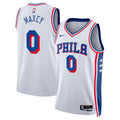 Unisex Tyrese Maxey Philadelphia 76ers Association Edition Swingman NBA Basketball Jersey - White - view 1