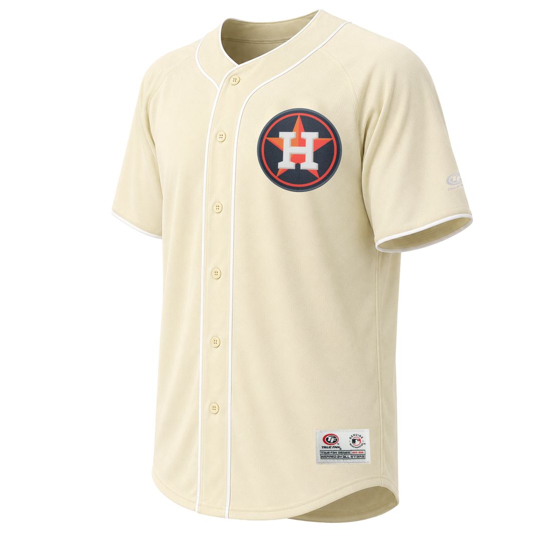 Men's Houston Astros Cream Fashion MLB Baseball Jersey - view 2