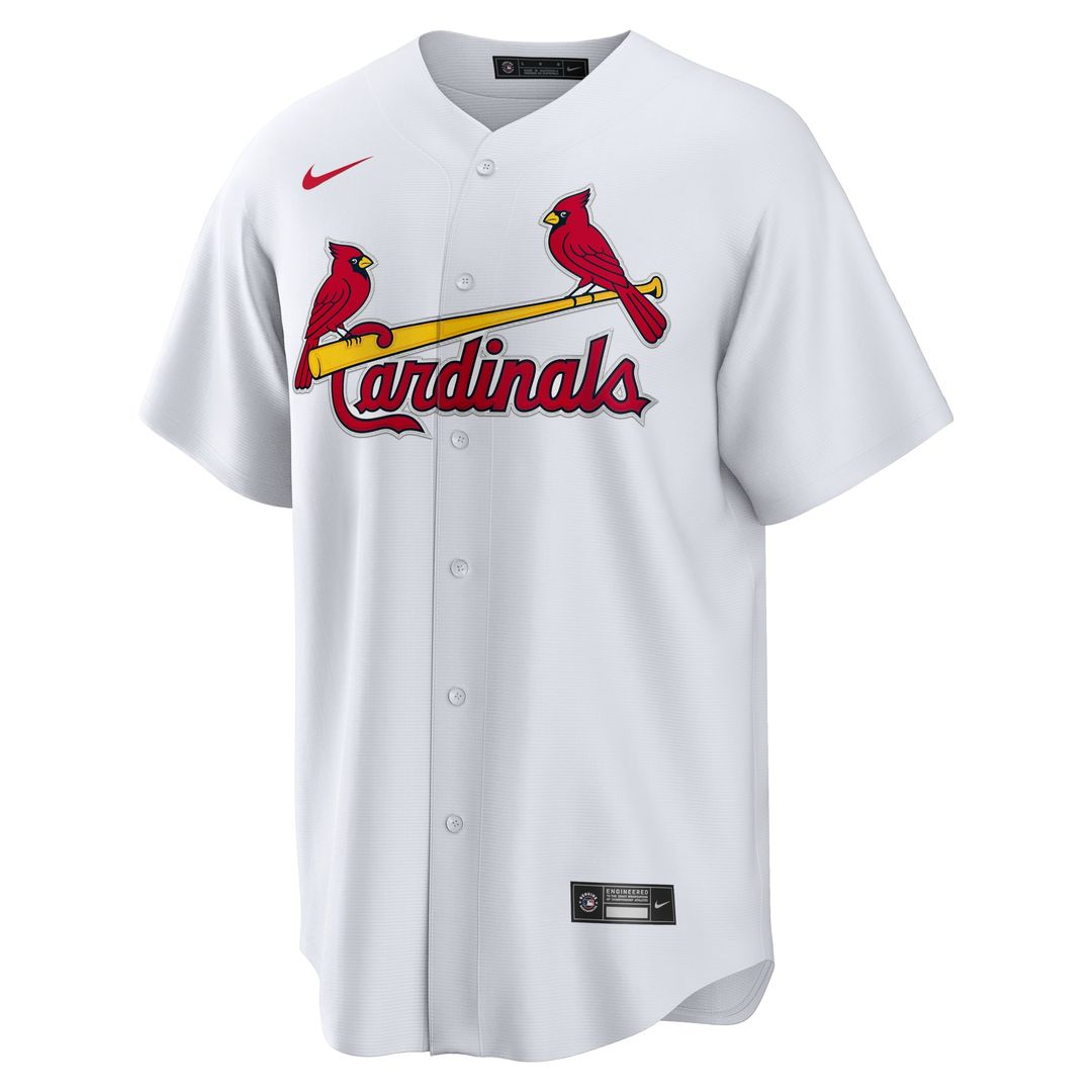 Men's St. Louis Cardinals Pedro Pagés White Home Replica MLB Baseball Jersey - view 2