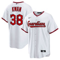Men's Cleveland Guardians Steven Kwan White Home Replica MLB Baseball Jersey - view 1